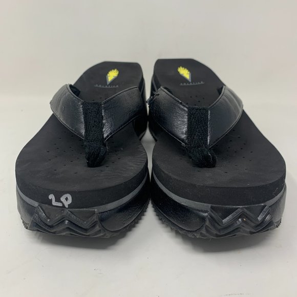 Volatile Wedge Flip Flop Sandals Platform Summer - Picture 2 of 10